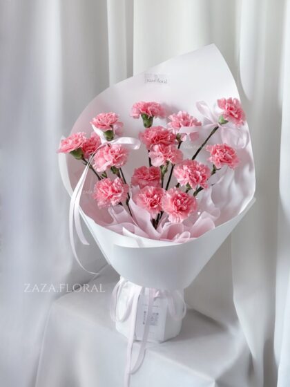 Bó 15 Bông Phăng Hồng