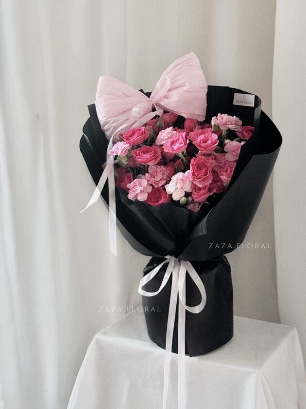 Bó Hồng Chùm Sofia Mix Hoa Phăng