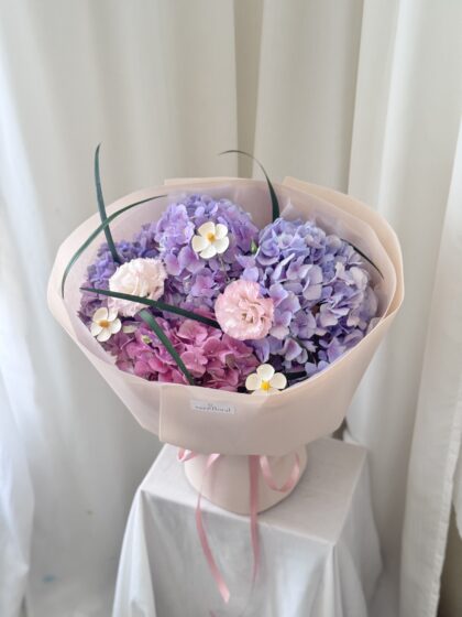 Bó Hoa Tú Cầu Mix Hồng Tím