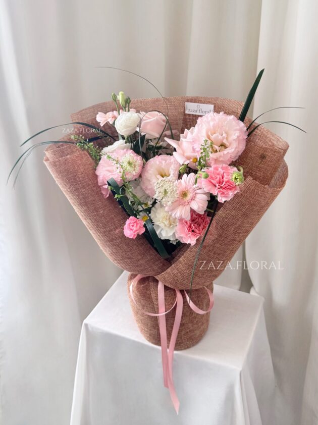 Bó Mix Hồng Pastel